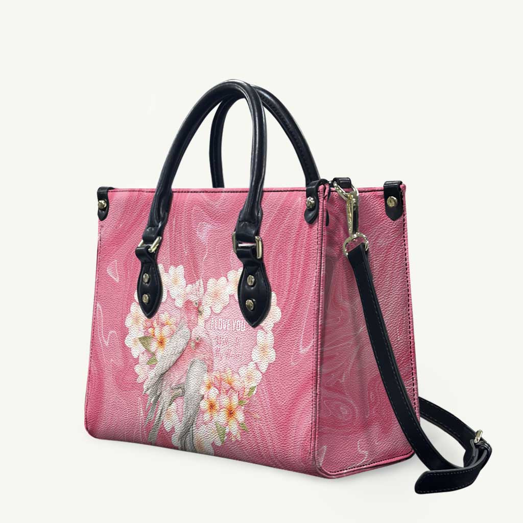 Pink Galah Australia Valentine's Day Leather Bag I Love You With All My Heart - Aussie Hoodie