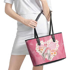 Pink Galah Australia Valentine's Day Leather Tote Bag I Love You With All My Heart - Aussie Hoodie