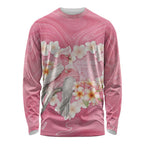 Personalised Pink Galah Australia Valentine's Day Long Sleeve Shirt I Love You With All My Heart - Aussie Hoodie