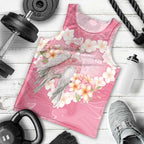 Personalised Pink Galah Australia Valentine's Day Men Tank Top I Love You With All My Heart - Aussie Hoodie