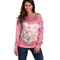 Personalised Pink Galah Australia Valentine's Day Off Shoulder Sweater I Love You With All My Heart - Aussie Hoodie