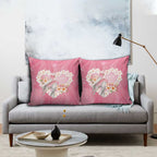 Pink Galah Australia Valentine's Day Pillow Cover I Love You With All My Heart - Aussie Hoodie