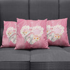 Pink Galah Australia Valentine's Day Pillow Cover I Love You With All My Heart - Aussie Hoodie