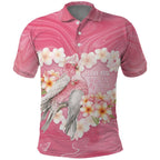 Personalised Pink Galah Australia Valentine's Day Polo Shirt I Love You With All My Heart - Aussie Hoodie
