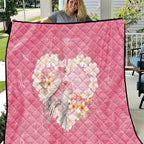 Pink Galah Australia Valentine's Day Quilt I Love You With All My Heart - Aussie Hoodie