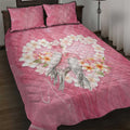 Pink Galah Australia Valentine's Day Quilt Bed Set I Love You With All My Heart - Aussie Hoodie