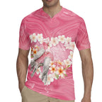 Personalised Pink Galah Australia Valentine's Day Rugby Jersey I Love You With All My Heart - Aussie Hoodie