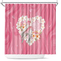Pink Galah Australia Valentine's Day Shower Curtain I Love You With All My Heart - Aussie Hoodie
