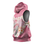 Personalised Pink Galah Australia Valentine's Day Sleeveless Hoodie I Love You With All My Heart - Aussie Hoodie