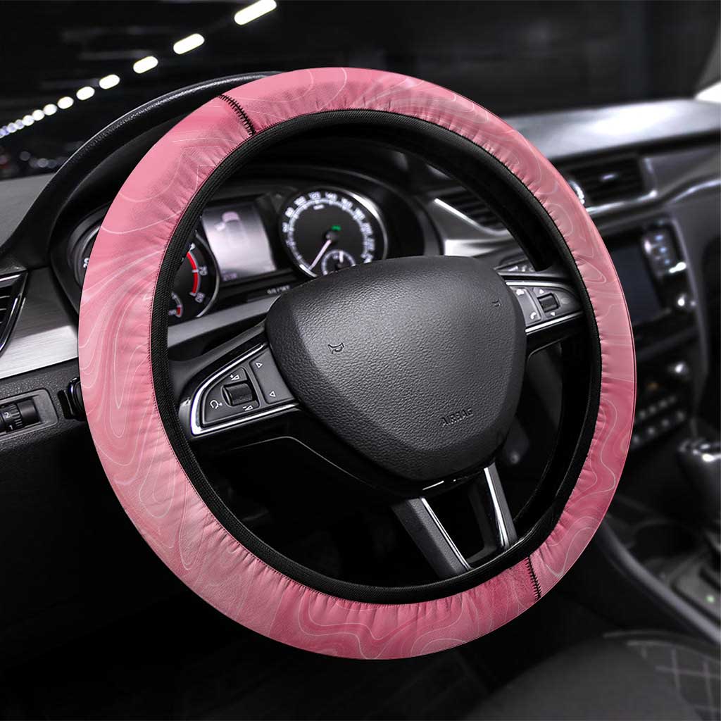 Pink Galah Australia Valentine's Day Steering Wheel Cover I Love You With All My Heart - Aussie Hoodie