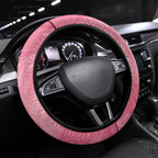 Pink Galah Australia Valentine's Day Steering Wheel Cover I Love You With All My Heart - Aussie Hoodie