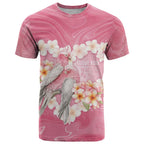 Personalised Pink Galah Australia Valentine's Day T Shirt I Love You With All My Heart - Aussie Hoodie