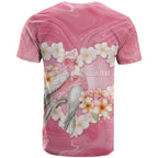 Personalised Pink Galah Australia Valentine's Day T Shirt I Love You With All My Heart - Aussie Hoodie