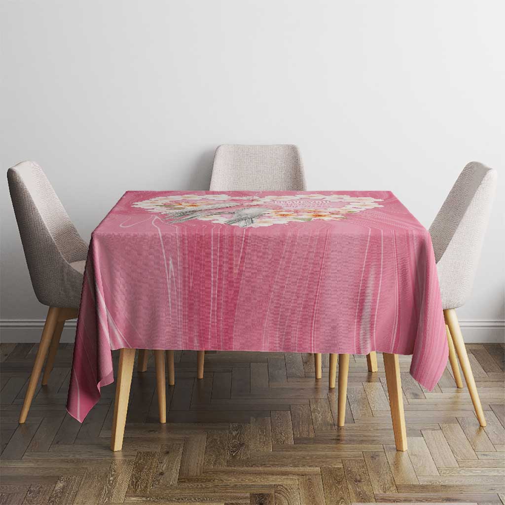 Pink Galah Australia Valentine's Day Tablecloth I Love You With All My Heart - Aussie Hoodie