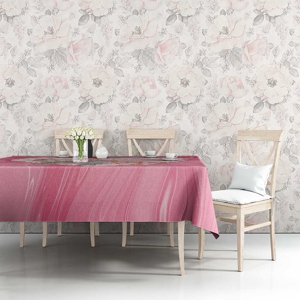 Pink Galah Australia Valentine's Day Tablecloth I Love You With All My Heart - Aussie Hoodie