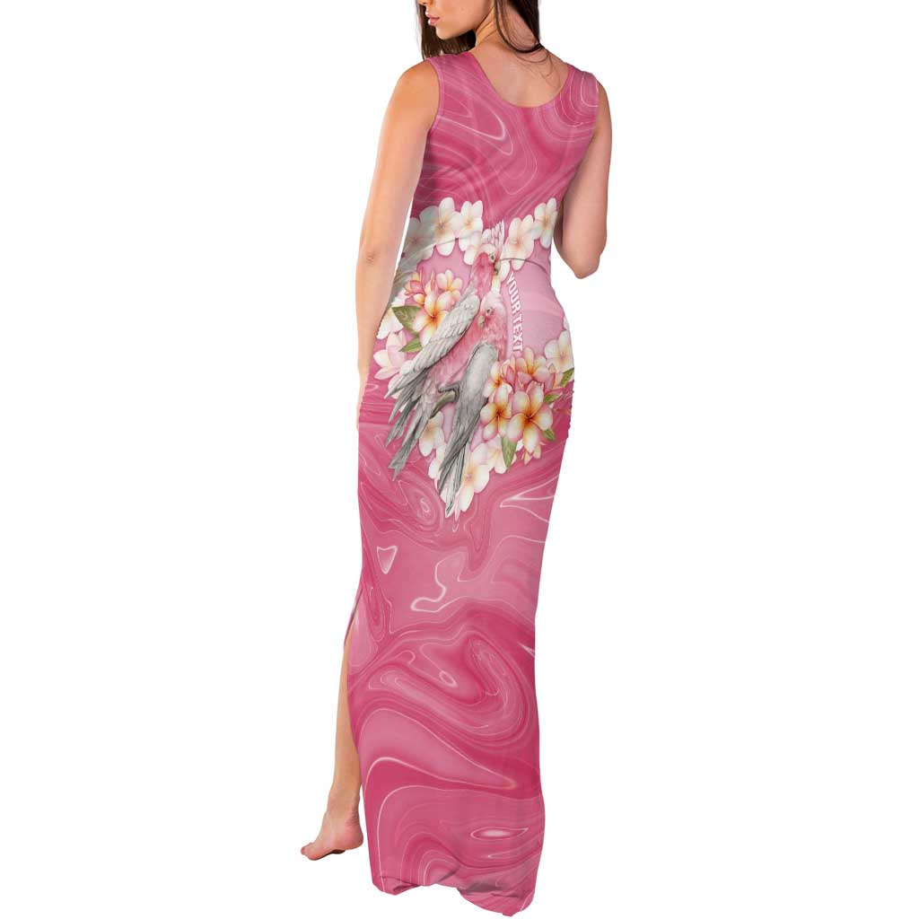 Personalised Pink Galah Australia Valentine's Day Tank Maxi Dress I Love You With All My Heart - Aussie Hoodie