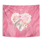 Pink Galah Australia Valentine's Day Tapestry I Love You With All My Heart - Aussie Hoodie