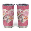 Personalised Pink Galah Australia Valentine's Day Tumbler Cup I Love You With All My Heart - Aussie Hoodie