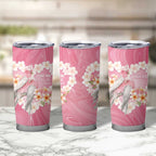 Personalised Pink Galah Australia Valentine's Day Tumbler Cup I Love You With All My Heart - Aussie Hoodie