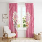 Pink Galah Australia Valentine's Day Window Curtain I Love You With All My Heart - Aussie Hoodie