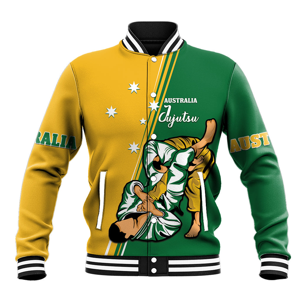Australia Jujitsu Baseball Jacket Tap Out Or Pass Out National Color