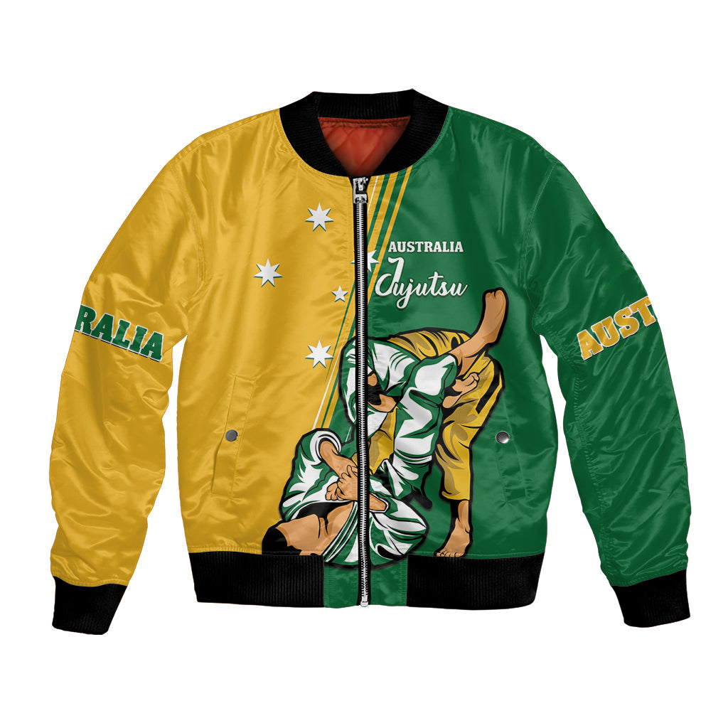 Australia Jujitsu Bomber Jacket Tap Out Or Pass Out National Color