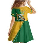 Australia Jujitsu Family Matching Mermaid Dress and Hawaiian Shirt Tap Out Or Pass Out National Color