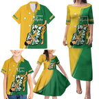 Australia Jujitsu Family Matching Puletasi and Hawaiian Shirt Tap Out Or Pass Out National Color
