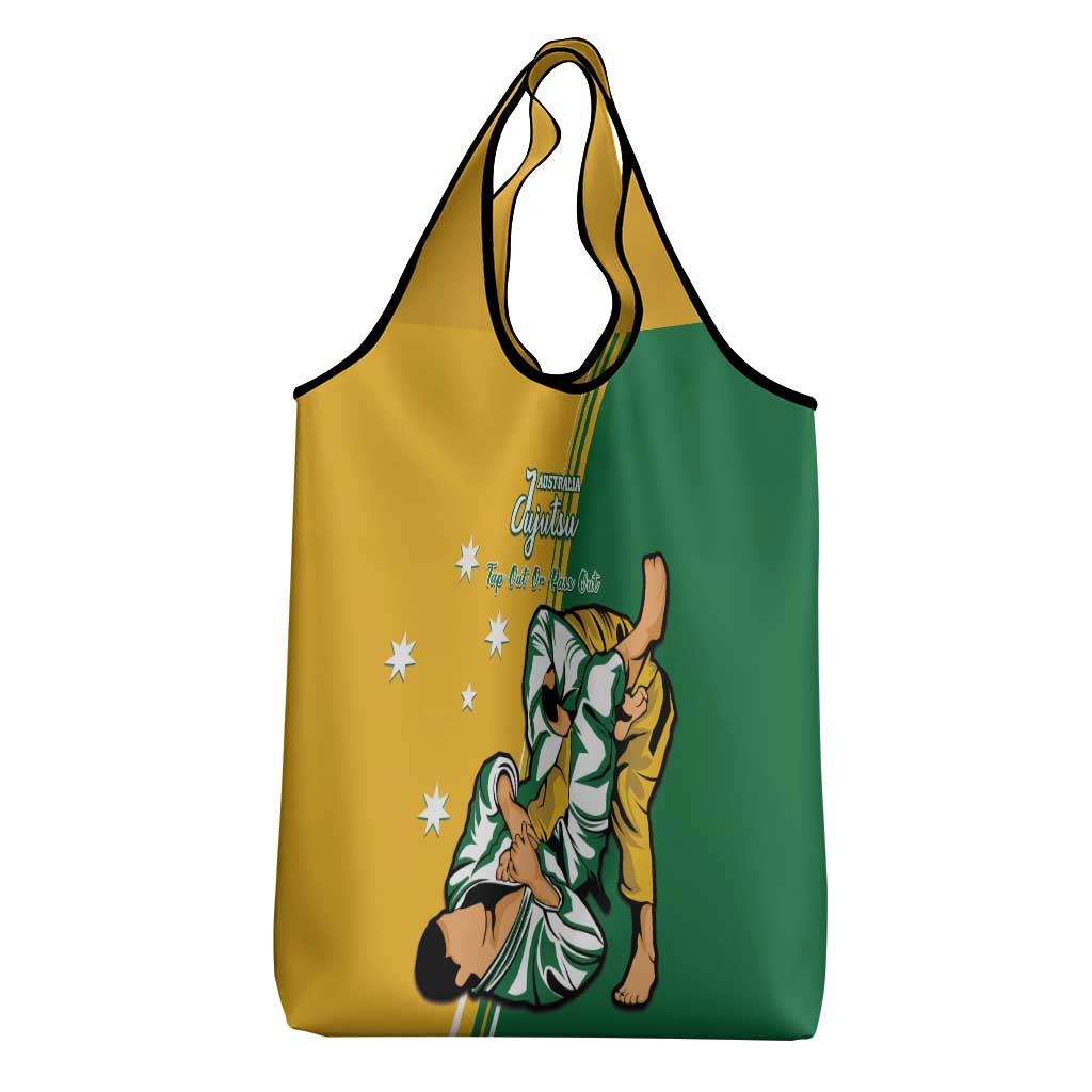 Australia Jujitsu Grocery Bag Tap Out Or Pass Out National Color