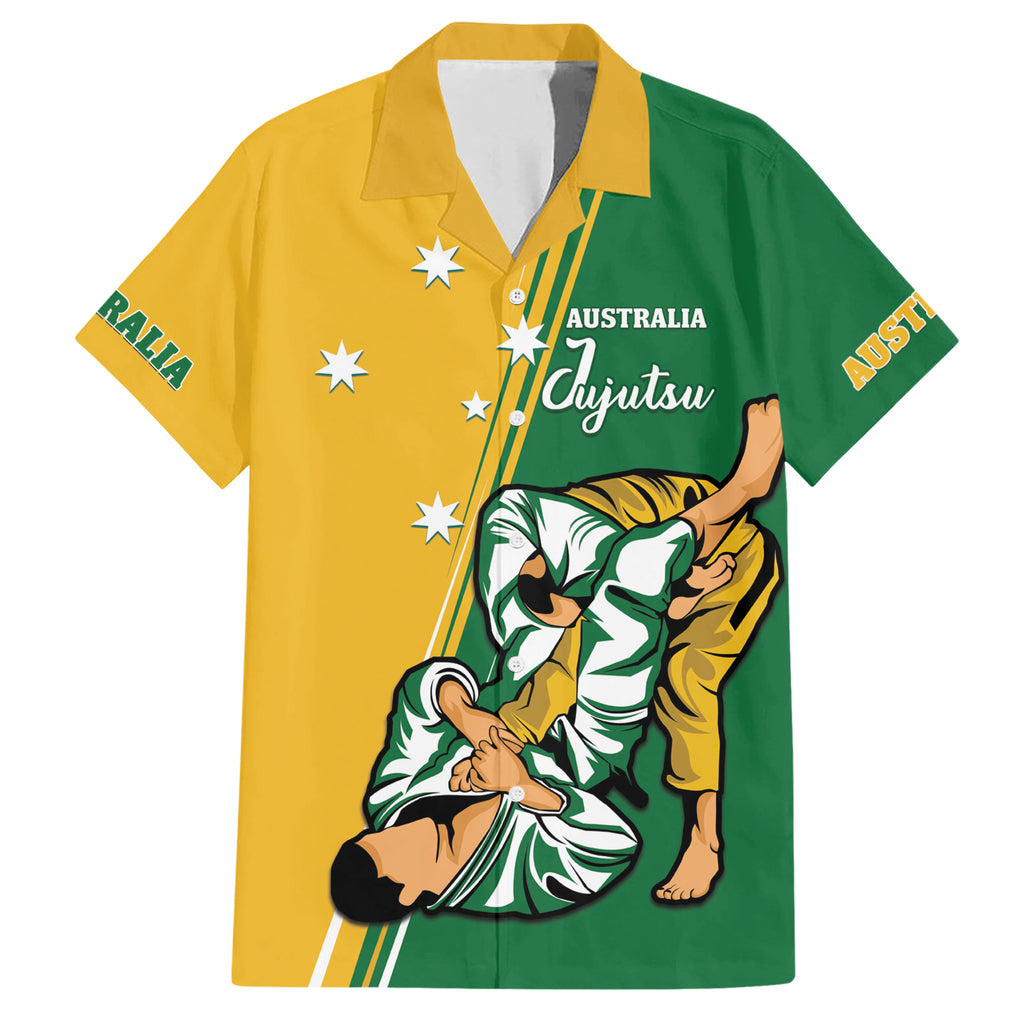 Australia Jujitsu Hawaiian Shirt Tap Out Or Pass Out National Color