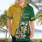 Australia Jujitsu Hawaiian Shirt Tap Out Or Pass Out National Color