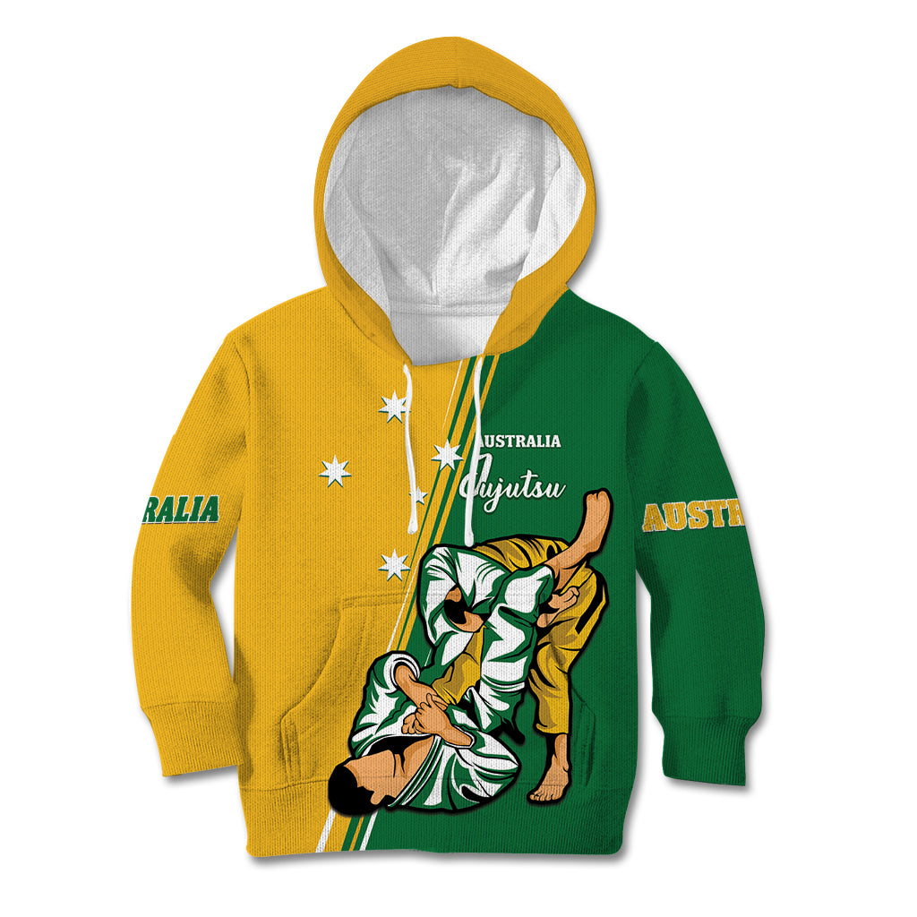 Australia Jujitsu Kid Hoodie Tap Out Or Pass Out National Color