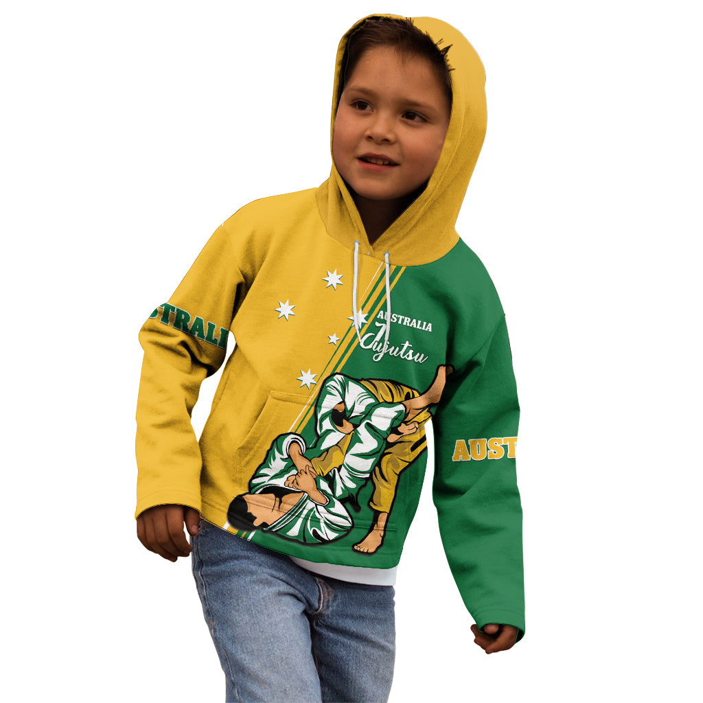 Australia Jujitsu Kid Hoodie Tap Out Or Pass Out National Color
