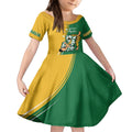 Australia Jujitsu Kid Short Sleeve Dress Tap Out Or Pass Out National Color