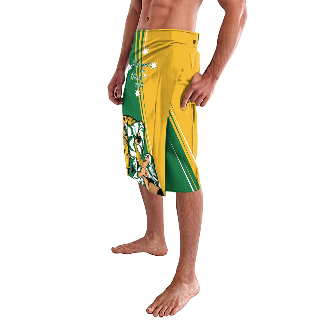 Australia Jujitsu Lavalava Tap Out Or Pass Out National Color