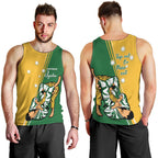 Australia Jujitsu Men Tank Top Tap Out Or Pass Out National Color