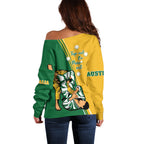 Australia Jujitsu Off Shoulder Sweater Tap Out Or Pass Out National Color