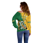 Australia Jujitsu Off Shoulder Sweater Tap Out Or Pass Out National Color