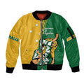 Australia Jujitsu Sleeve Zip Bomber Jacket Tap Out Or Pass Out National Color