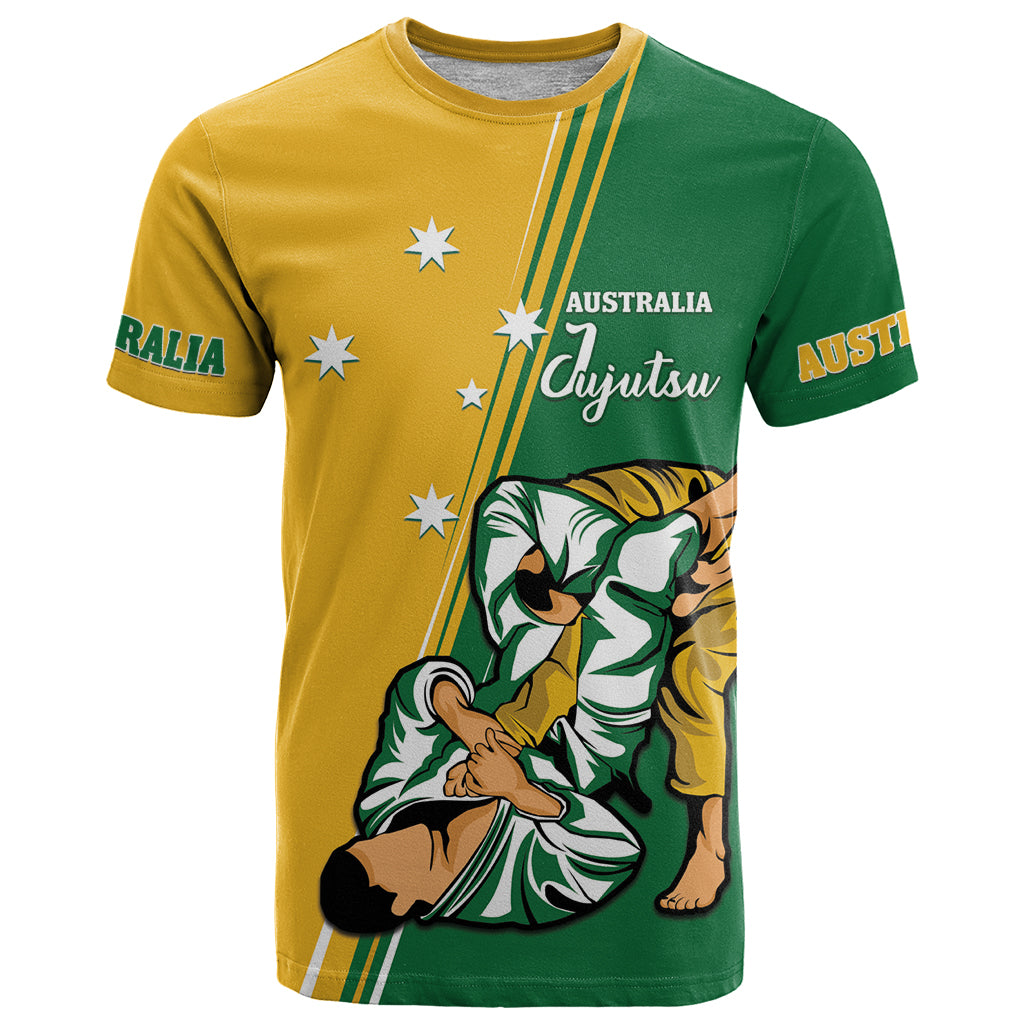 Australia Jujitsu T Shirt Tap Out Or Pass Out National Color