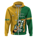 Australia Jujitsu Zip Hoodie Tap Out Or Pass Out National Color
