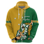 Australia Jujitsu Zip Hoodie Tap Out Or Pass Out National Color