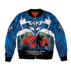 Custom Geelong Football ANZAC Bomber Jacket Gallipoli Camouflage With Poppies