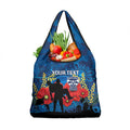 Custom Geelong Football ANZAC Grocery Bag Gallipoli Camouflage With Poppies