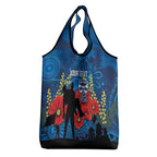 Custom Geelong Football ANZAC Grocery Bag Gallipoli Camouflage With Poppies