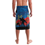 Custom Geelong Football ANZAC Lavalava Gallipoli Camouflage With Poppies