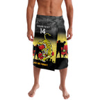 Custom Richmond Football ANZAC Lavalava Gallipoli Camouflage With Poppies