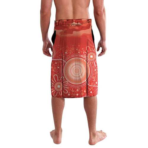 Custom Swans Football ANZAC Lavalava Gallipoli Camouflage With Poppies