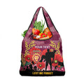 Custom Lions Football ANZAC Grocery Bag Gallipoli Camouflage With Poppies