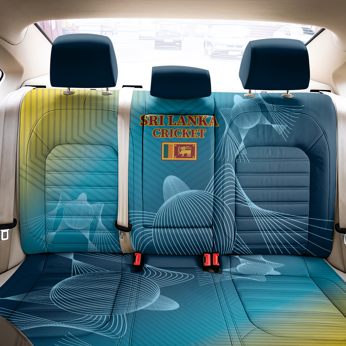 Sri Lanka Cricket Back Car Seat Cover 2024 World Cup Go The Lions